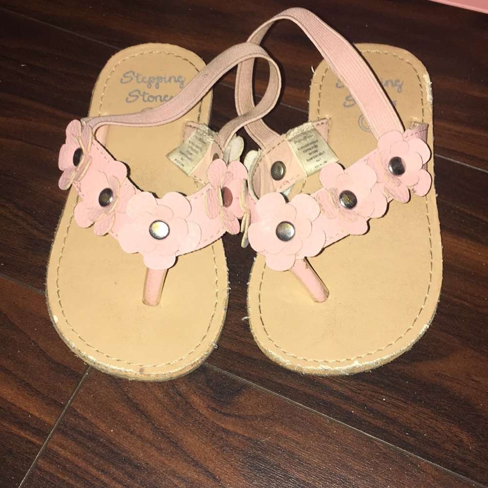 Pink Flower Sandals